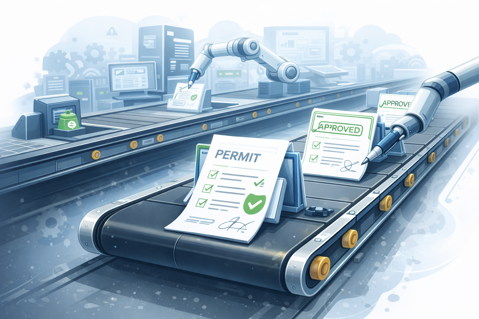 AI permit form auto-fill