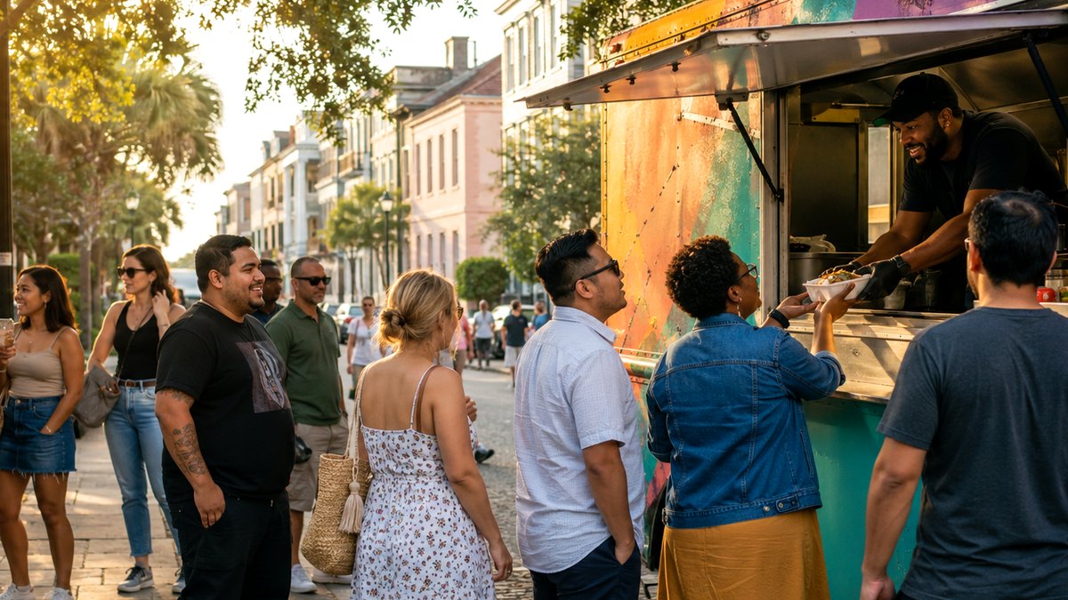 Food truck permit planning in Charleston