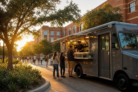 Food truck permit planning in College Station
