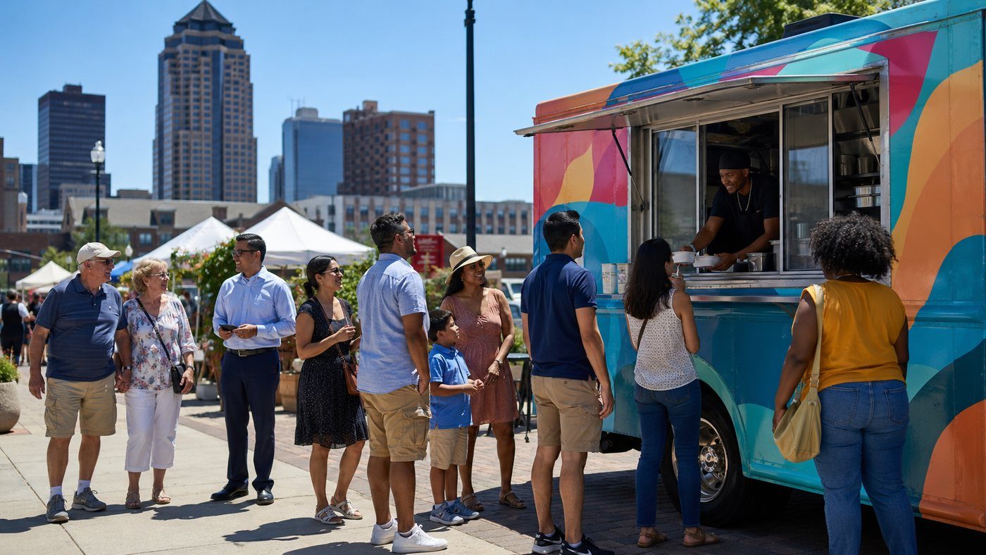 Des Moines, IA food truck permit guide