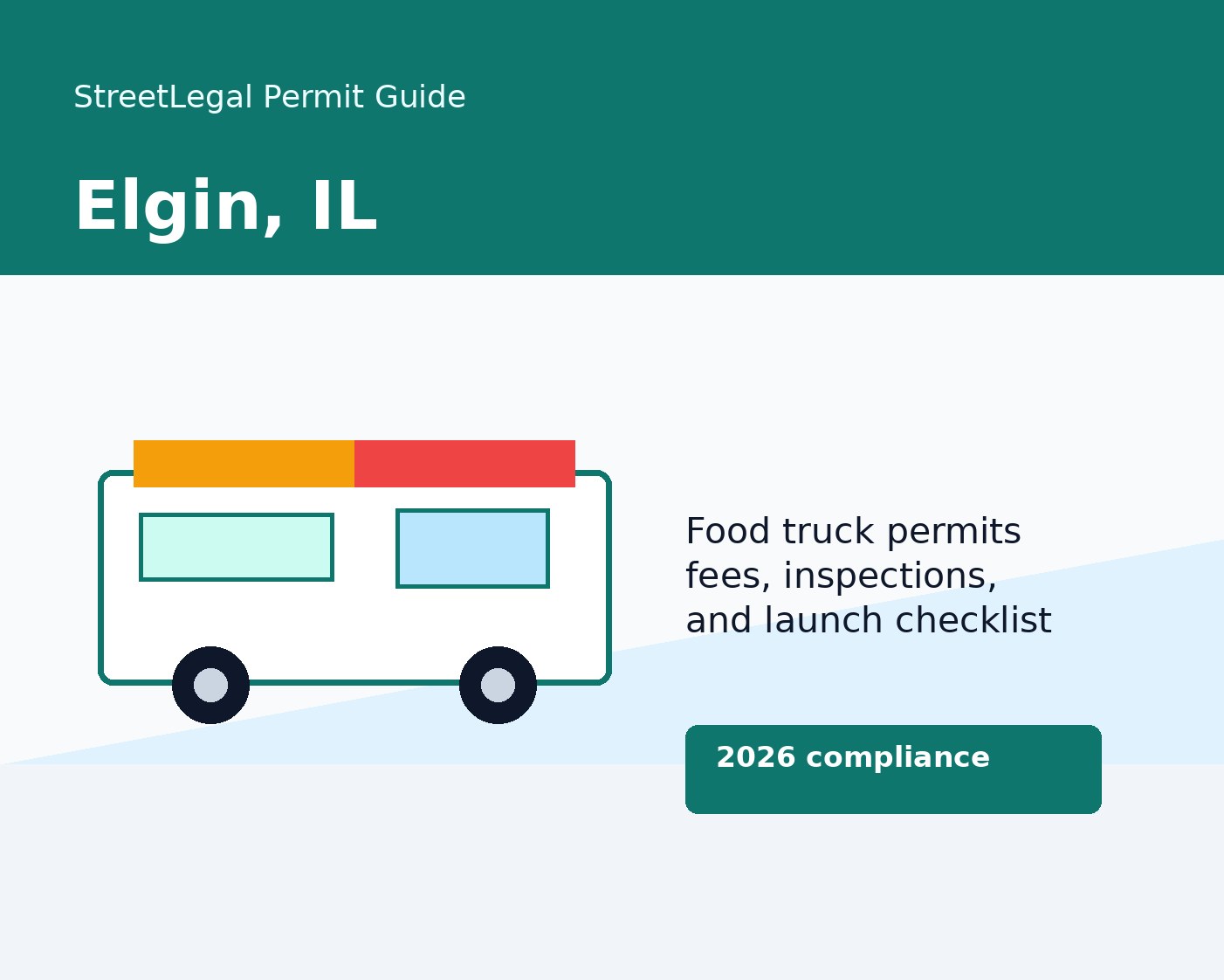 Elgin, IL food truck permit guide