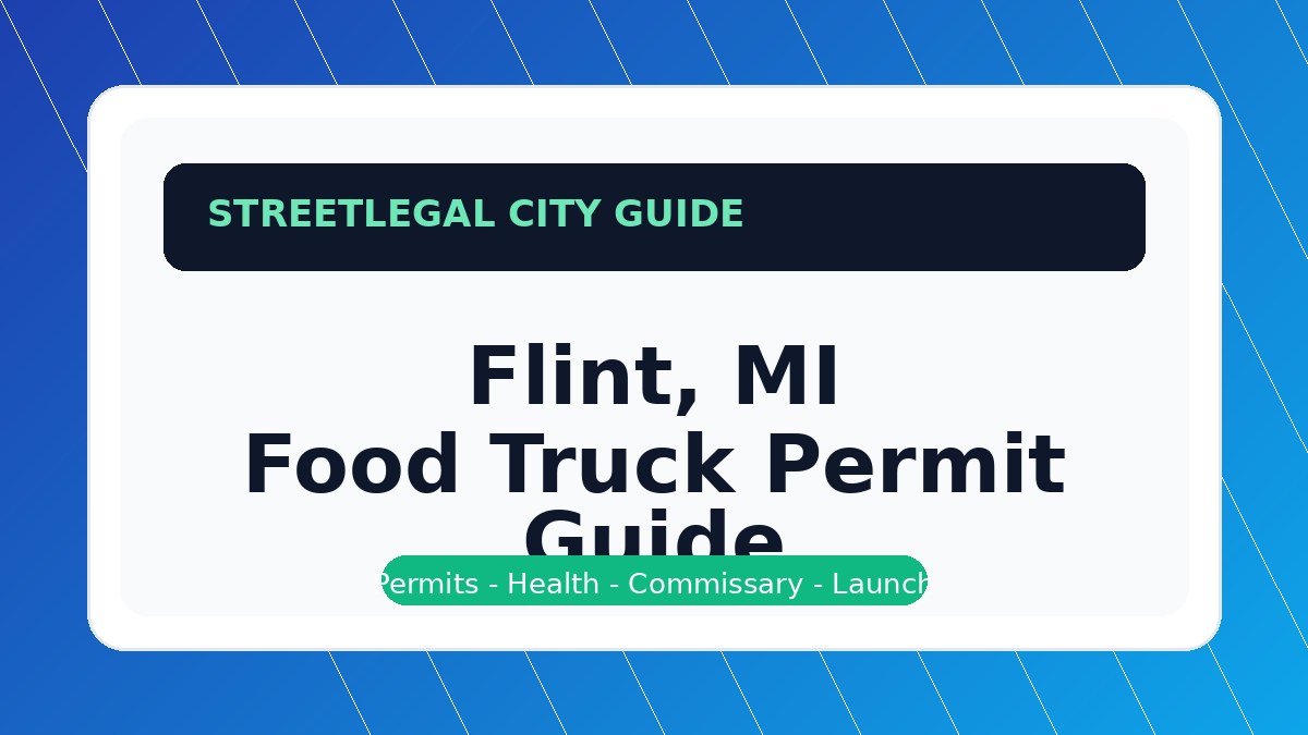 Flint, MI food truck permit guide