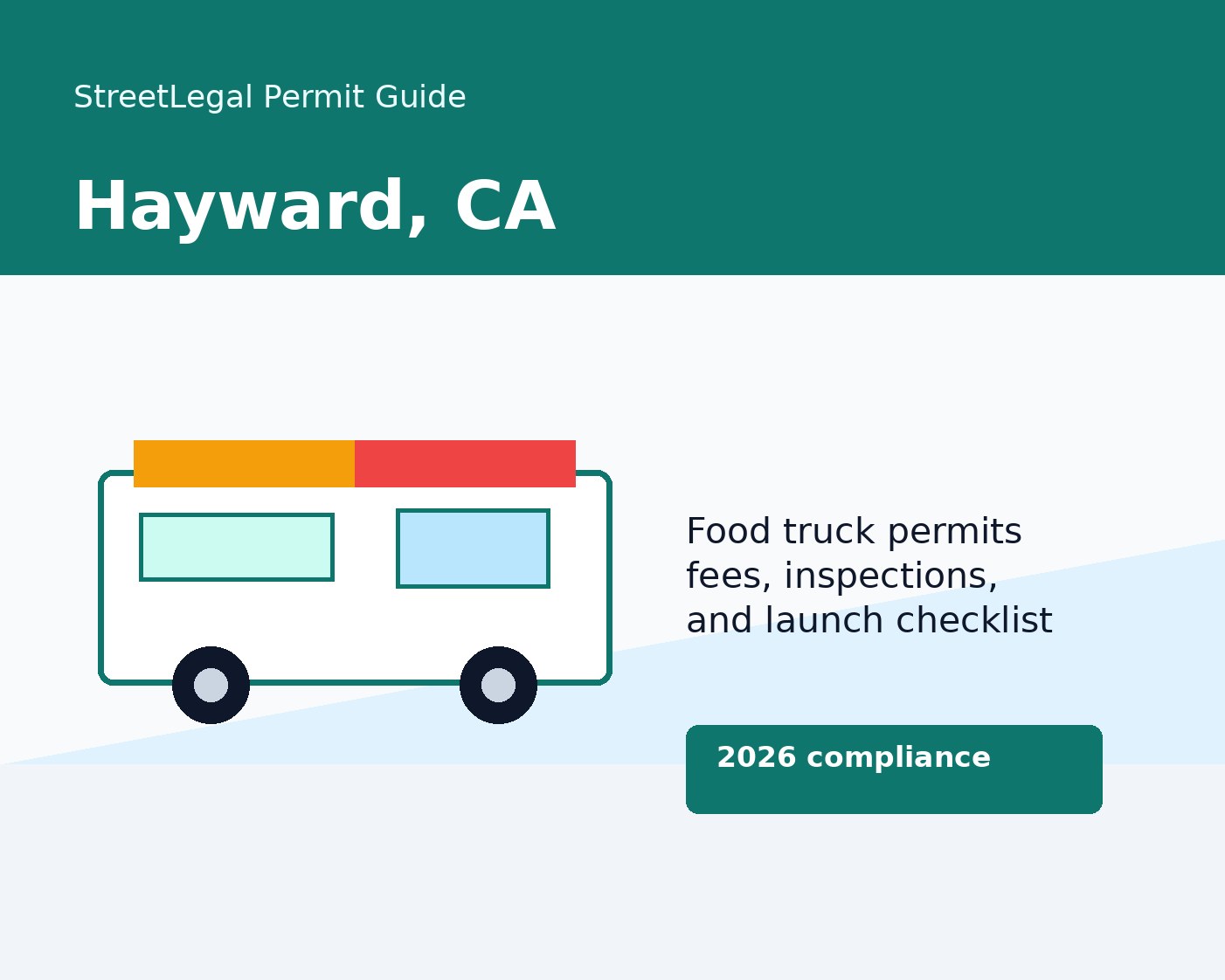 Hayward, CA food truck permit guide