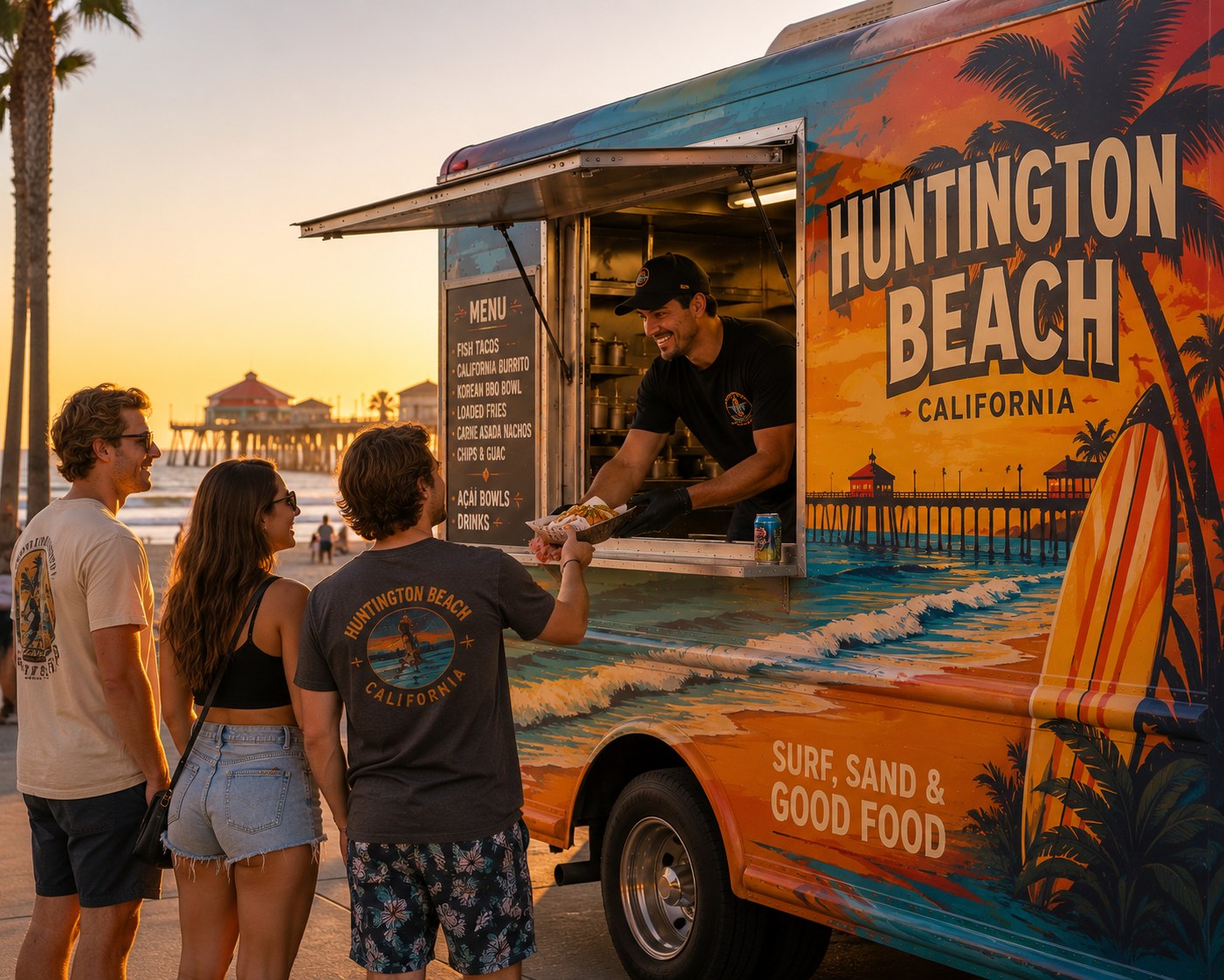 Huntington Beach, CA food truck permit guide
