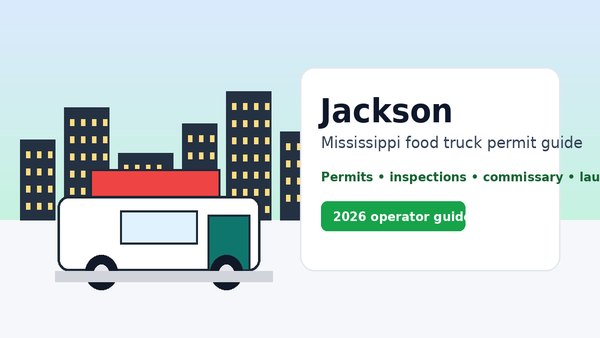 Jackson food truck permit planning checklist