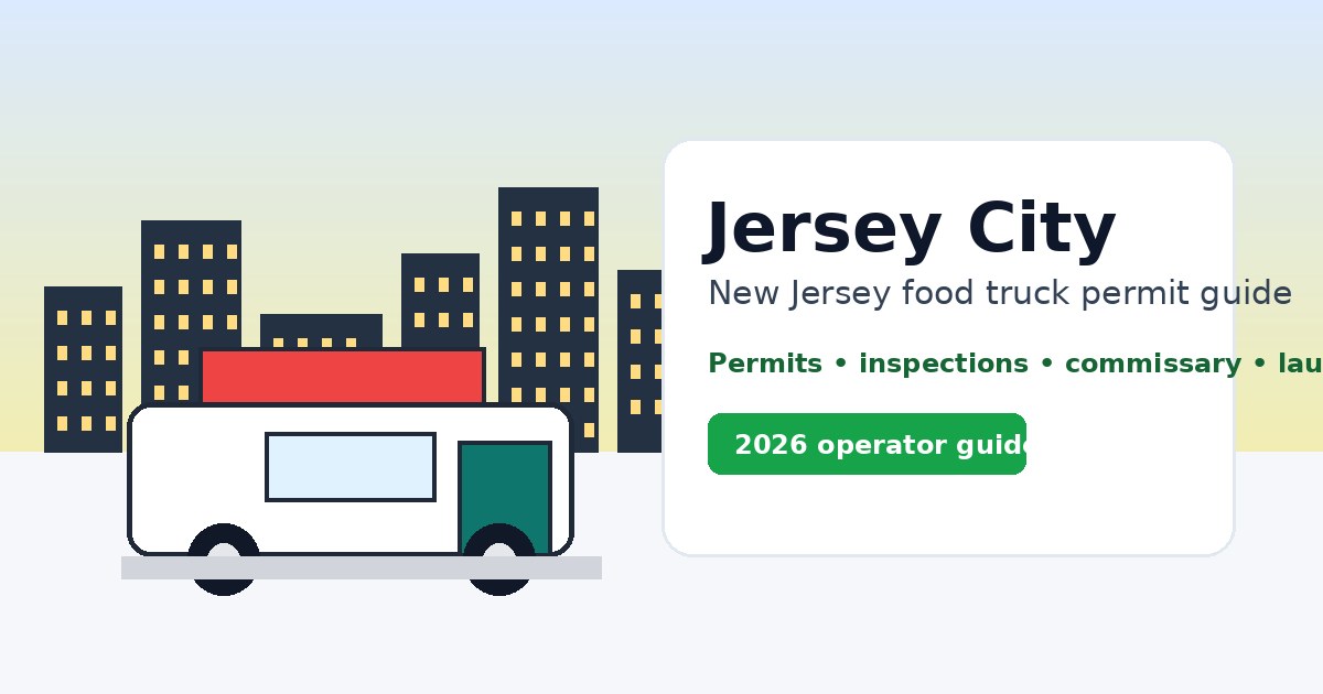 Jersey City, NJ food truck permit guide
