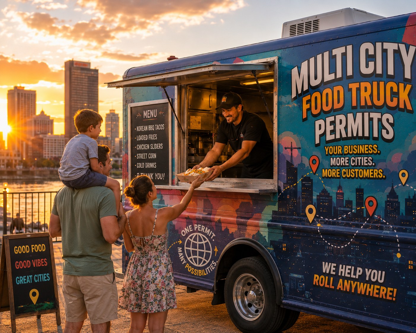 How to Operate a Food Truck in Multiple Cities: The Complete Permit Guide (2026)