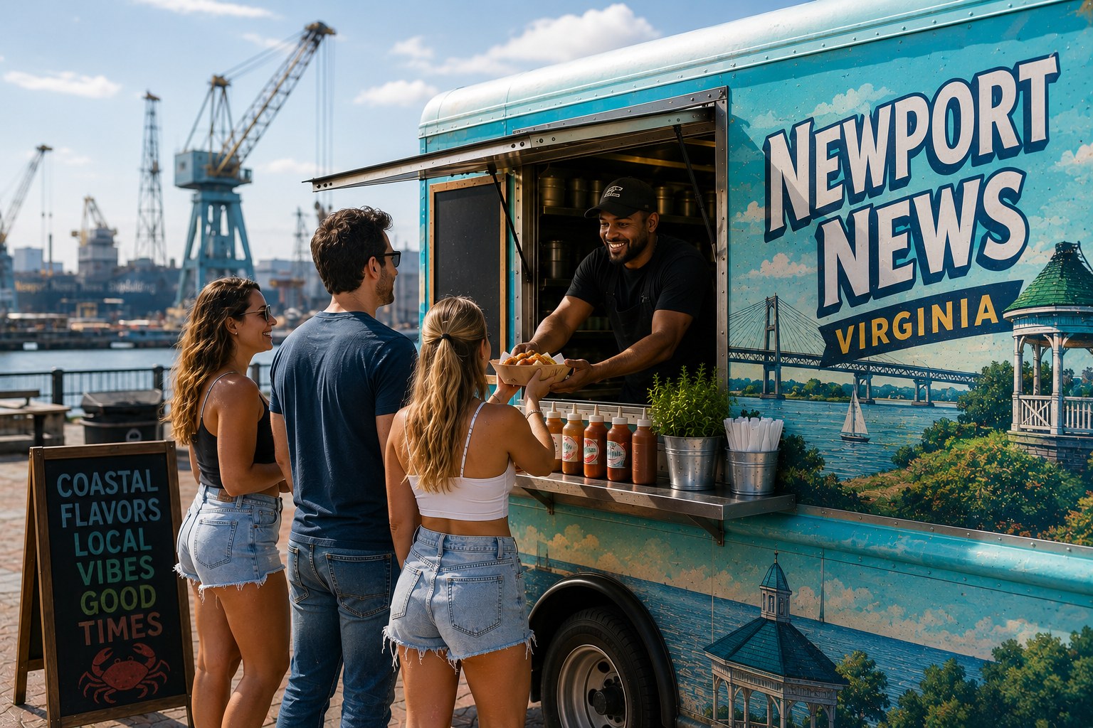 Newport News, VA food truck permit guide