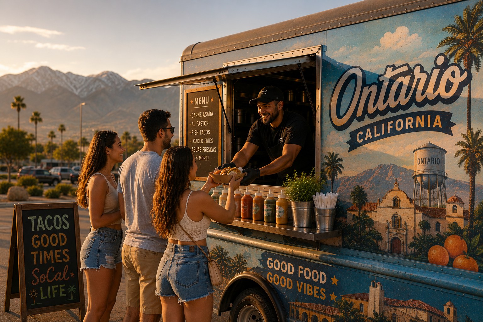 Ontario, CA food truck permit guide