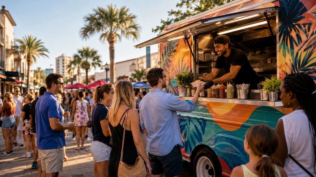 Food truck permit planning in Pensacola