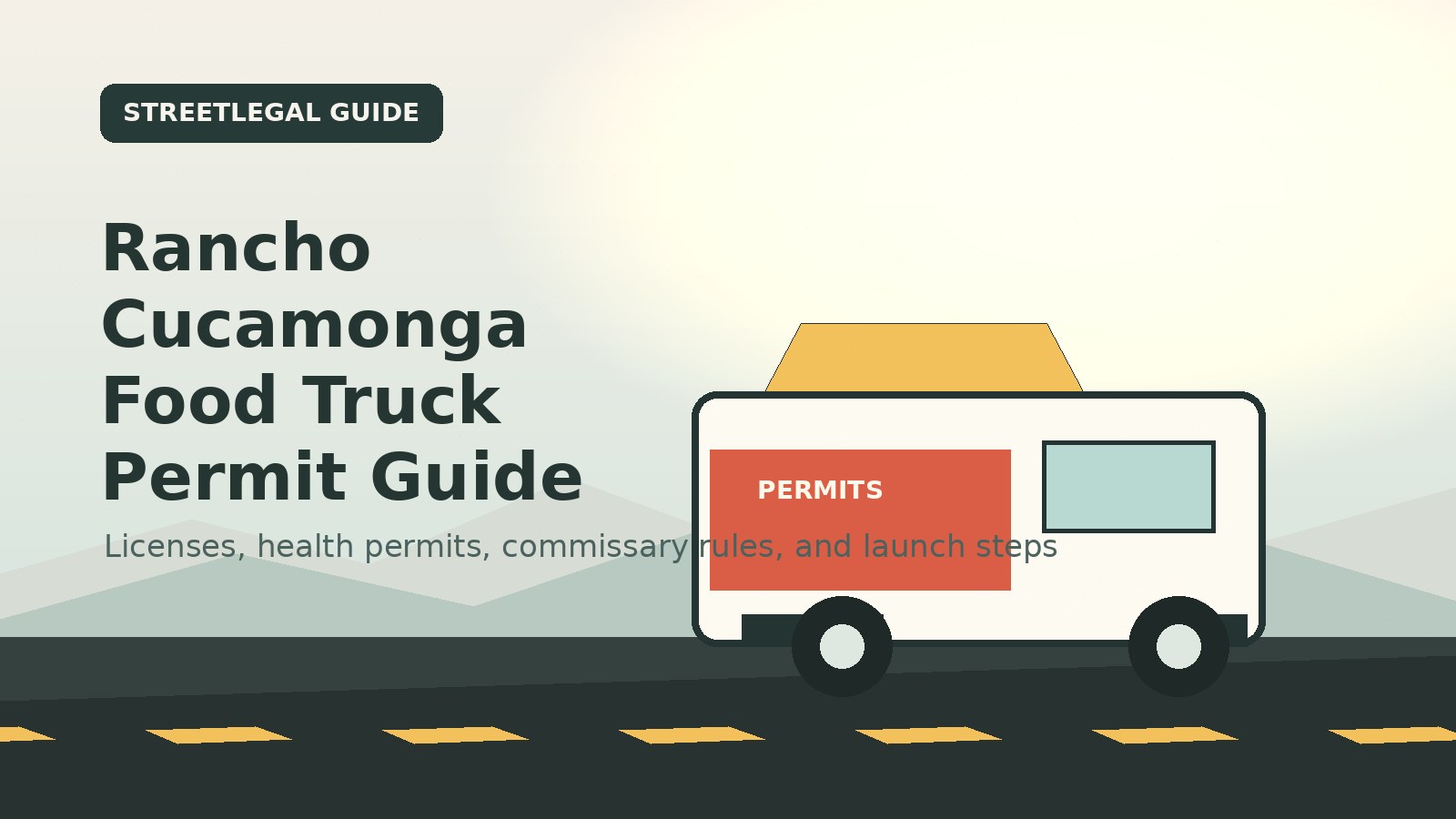 Rancho Cucamonga, CA food truck permit guide
