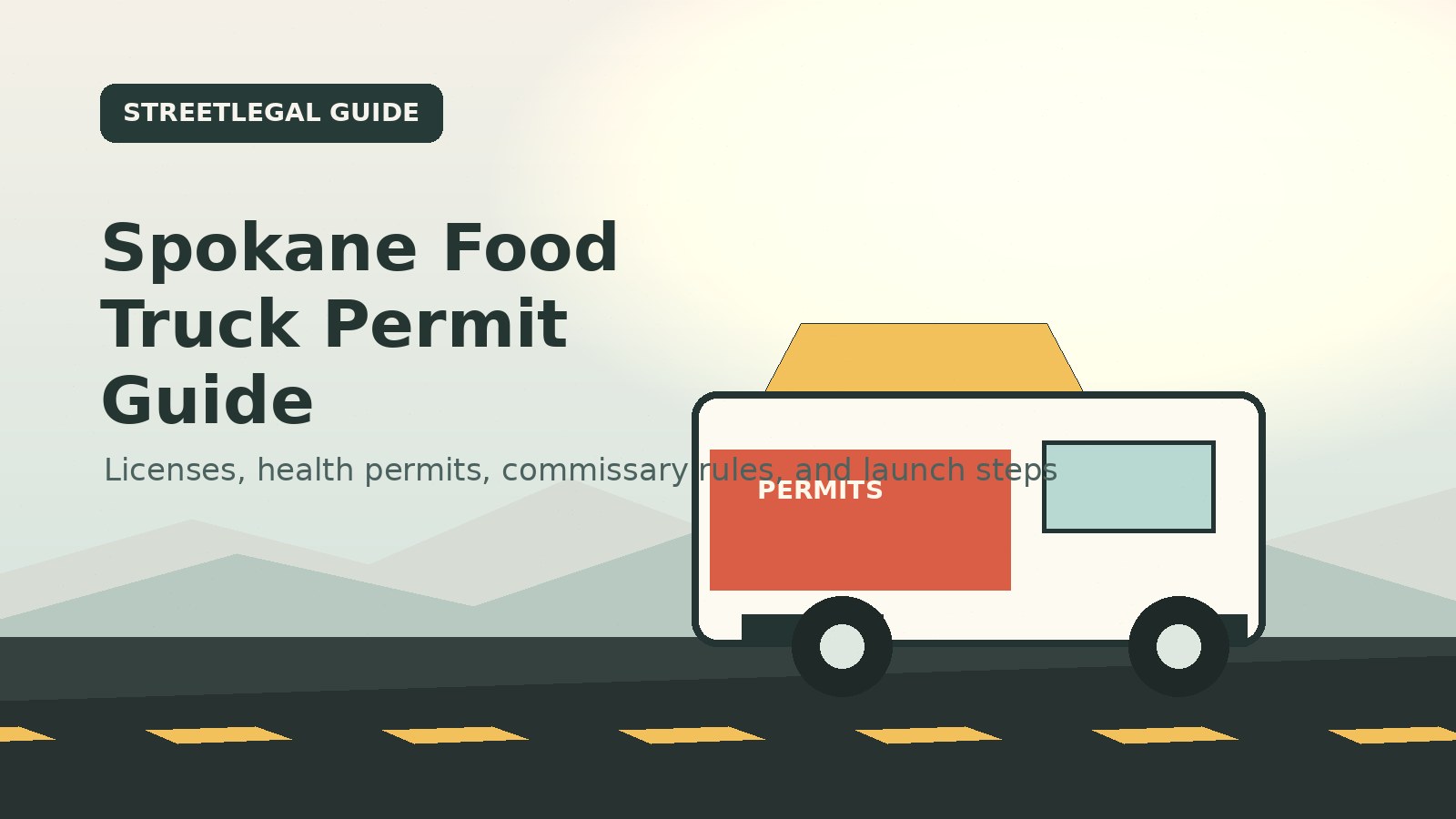 Spokane, WA food truck permit guide