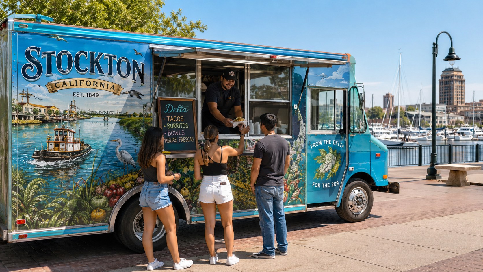 Stockton, CA food truck permit guide