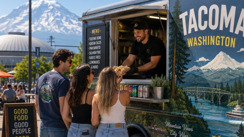 Tacoma food truck permit planning visual