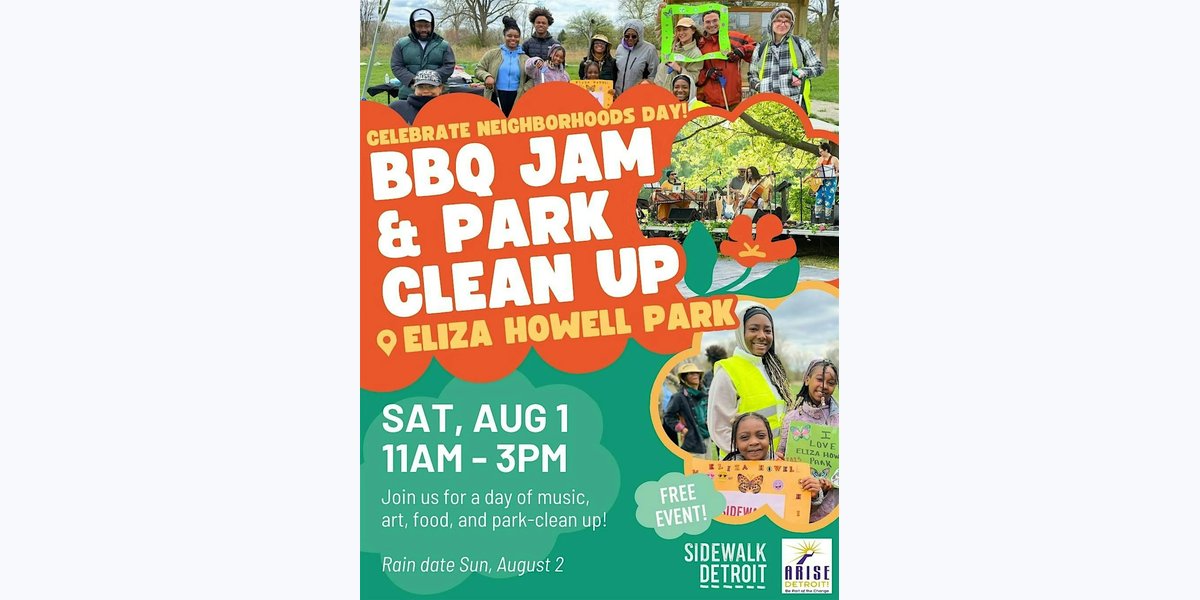 BBQ Jam & Park Clean Up at Eliza Howell Park
