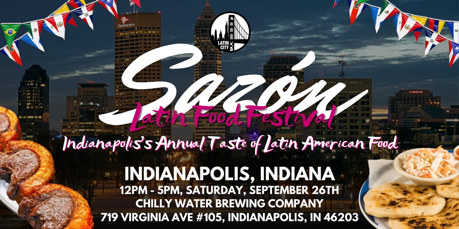 Sazón Latin Food Festival 2026: Indianapolis Taste of Latin American Food — festival in Indianapolis, IN