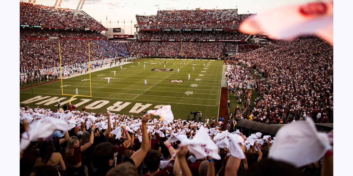 Univ of South Carolina Gamecocks Football vs. Mississippi State Bulldogs Football in Columbia, SC