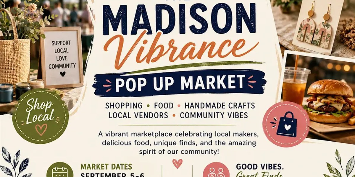 THE MADISON VIBRANCE POP-UP MARKET