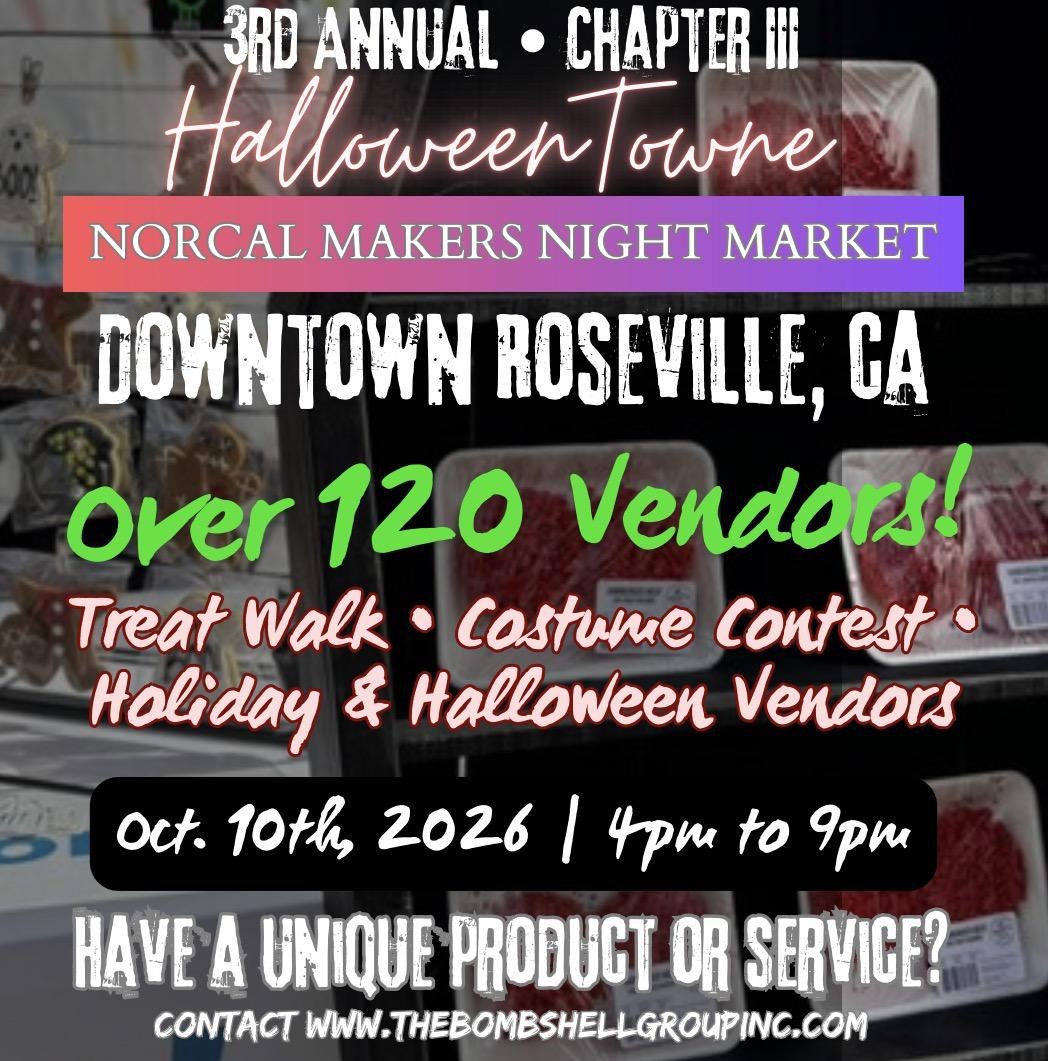 Halloween Towne Night Market photo in Roseville, CA, CA