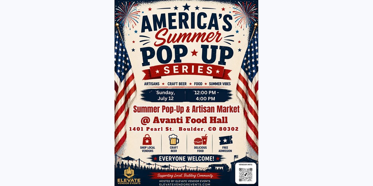 ☀️ America's Summer Pop-Up Series | Avanti Food Hall Artisan Market