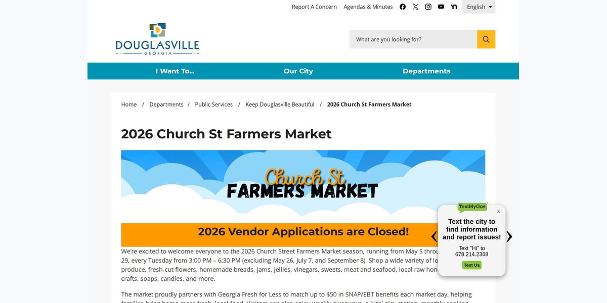 Church St Farmers Market