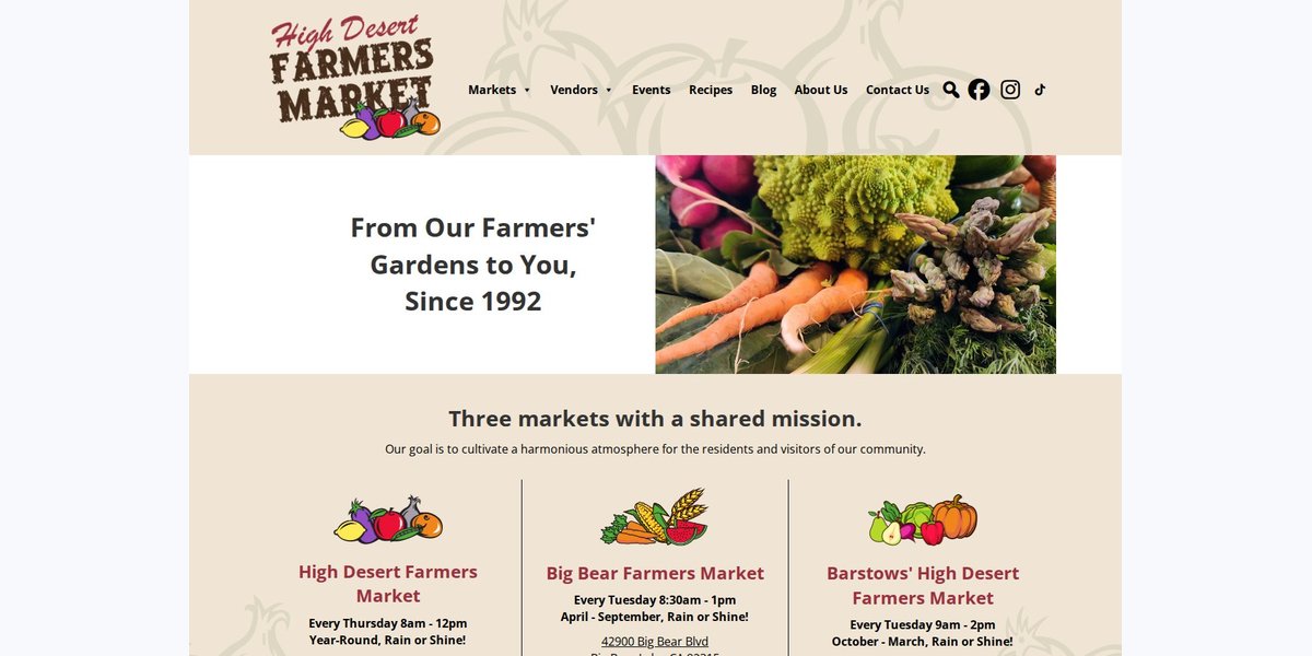 High Desert Farmers Market
