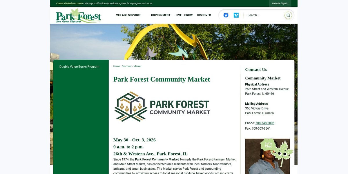 Village of Park Forest Farmers' Market