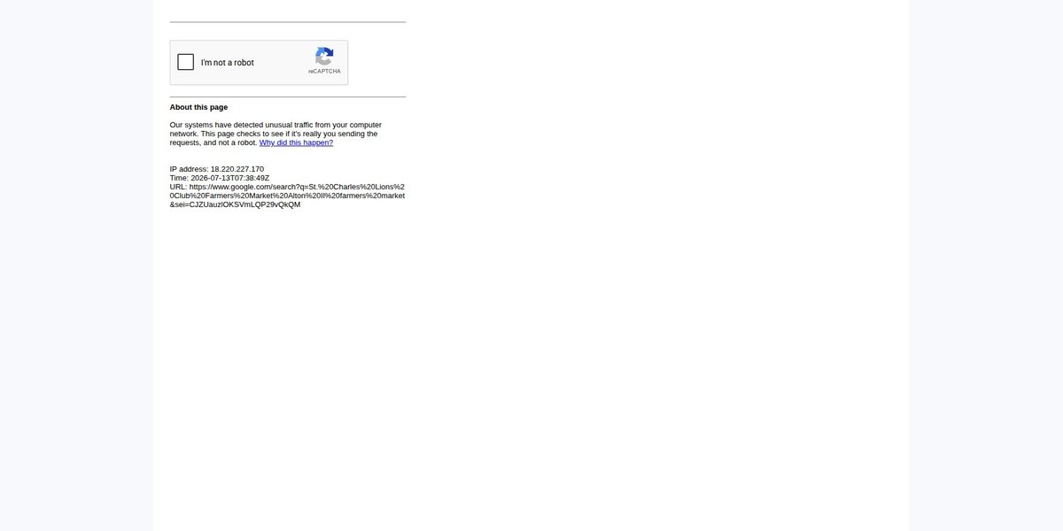 St. Charles Lions Club Farmers Market