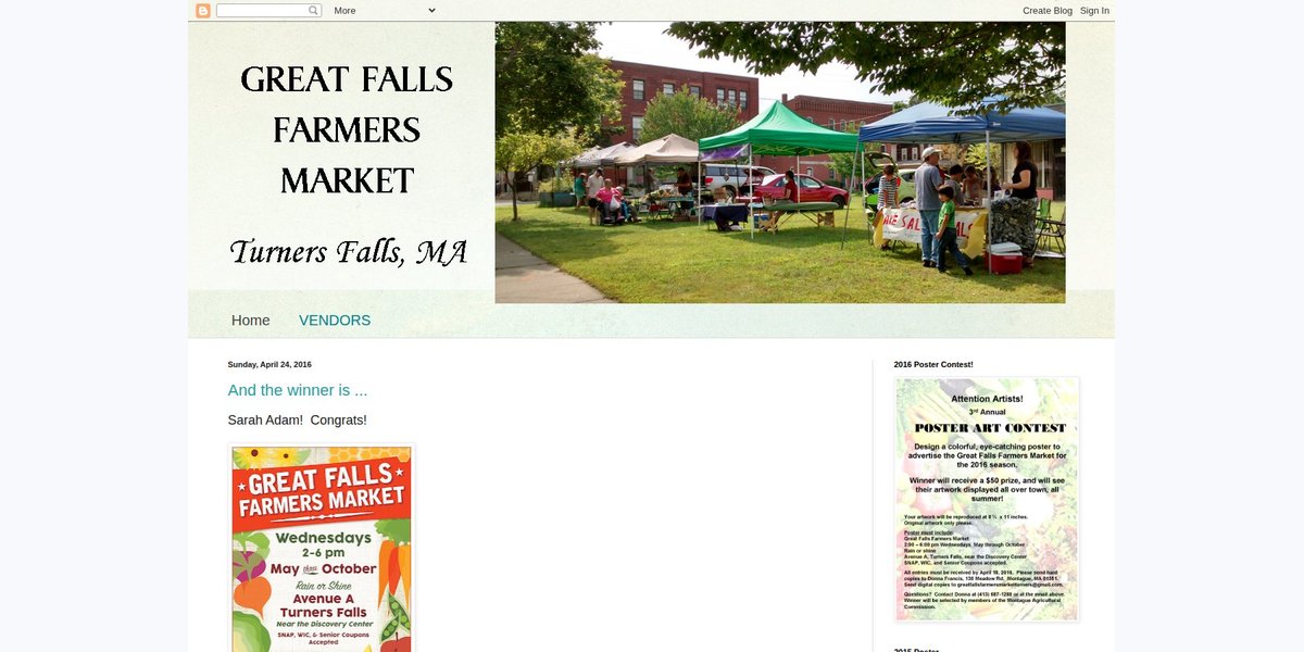 Great Falls Farmers Market, Turners Falls