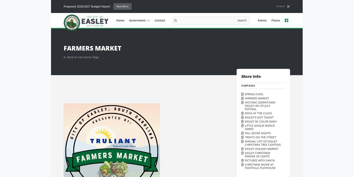 Easley Farmers Market