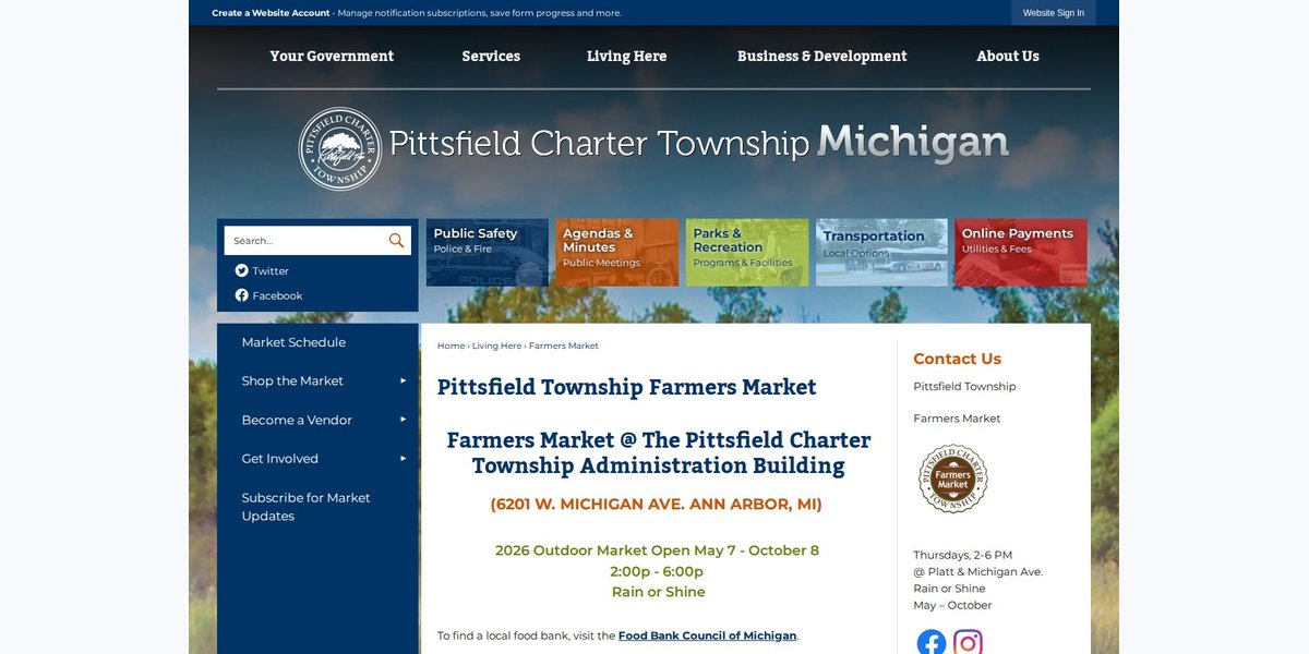 Pittsfield Township Farmers Market