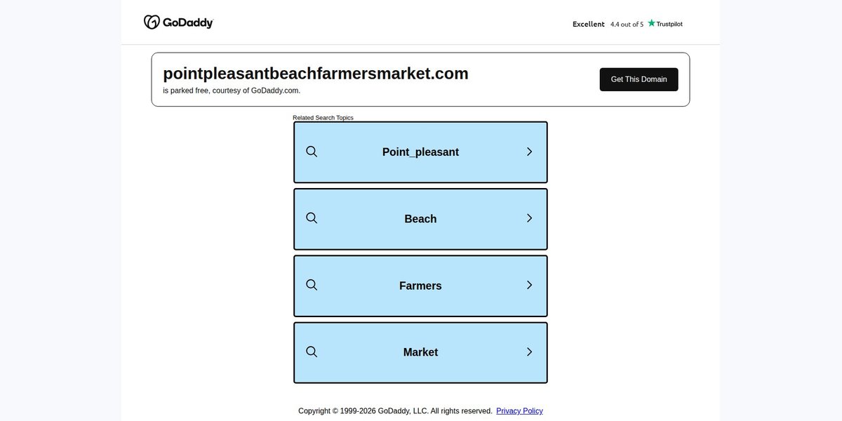 Point Pleasant Beach Farmers Market