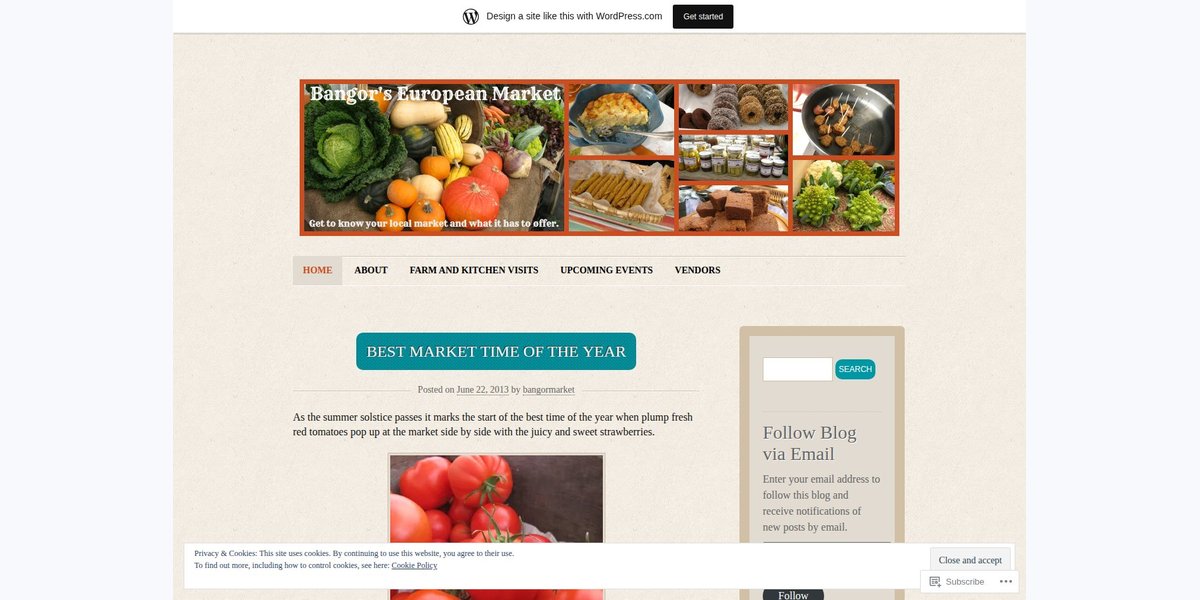 Bangor European Farmers' Market