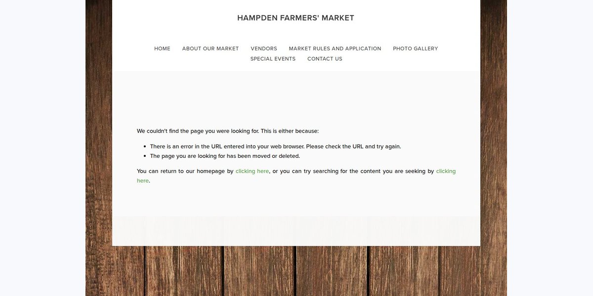 Hampden Winter Farmers' Market