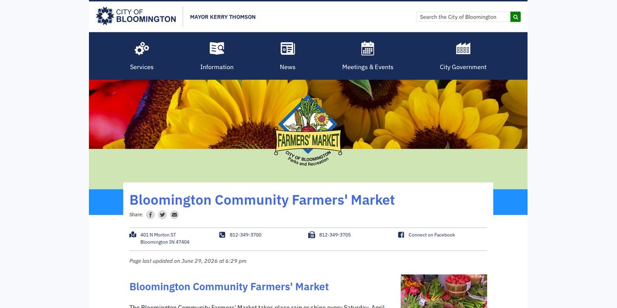 Bloomington Community Farmers' Market