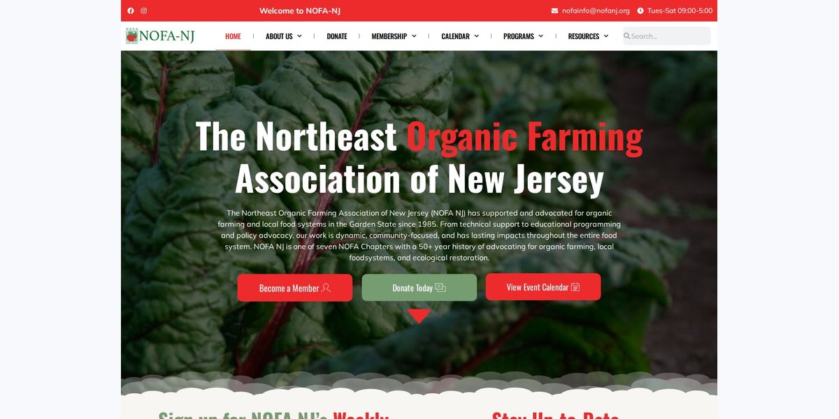 NOFA-NJ Farmers Market at Duke Farms