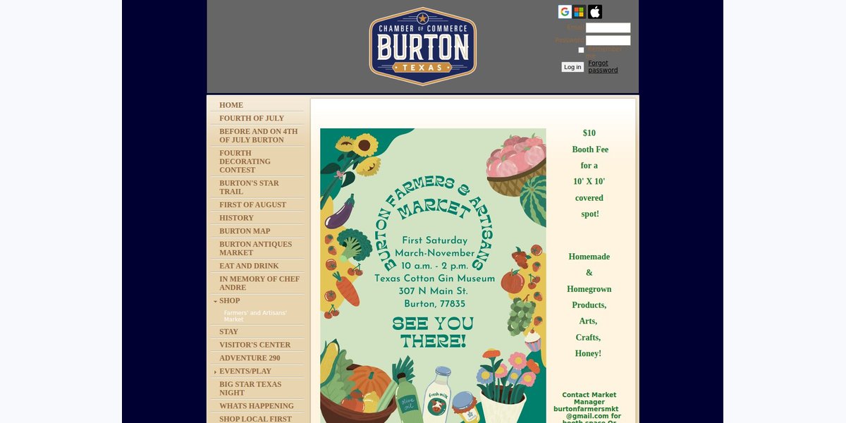 Burton Farmers and Artisans Market