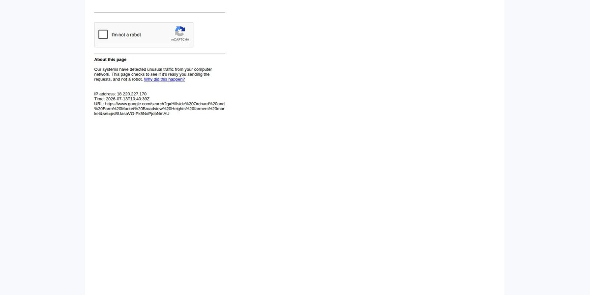 Hillside Orchard and Farm Market