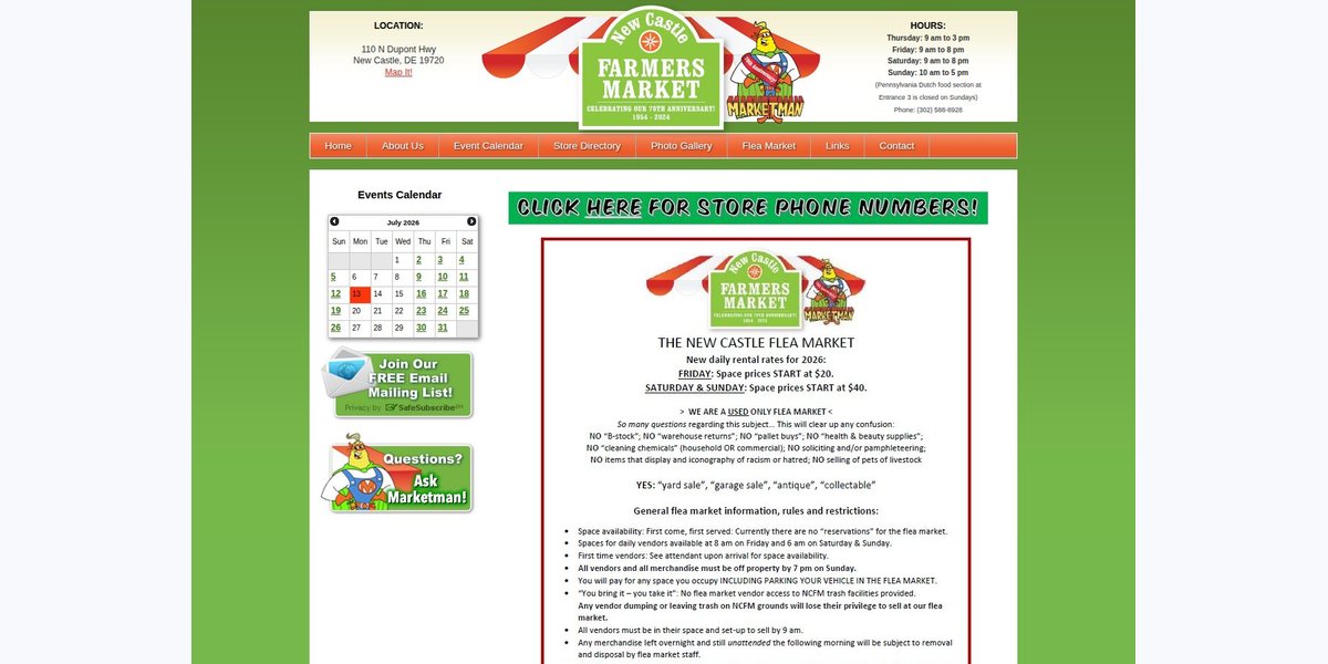 New Castle Farmers' Market