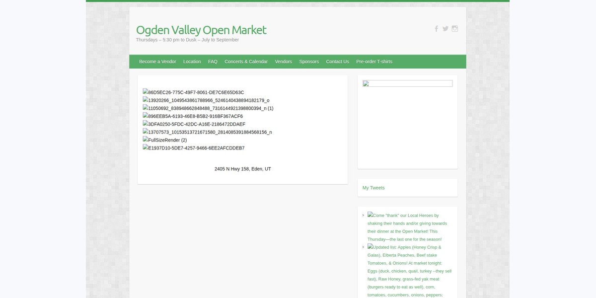 Ogden Valley Open Market