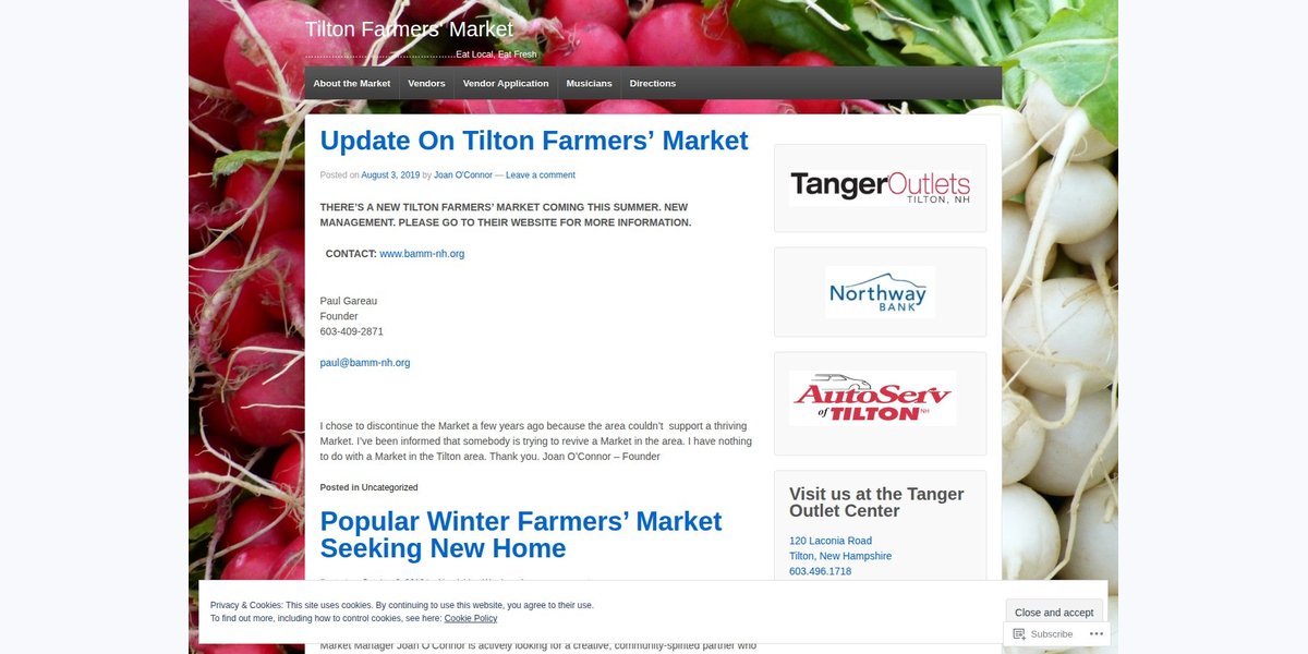 Tilton Farmers' Market