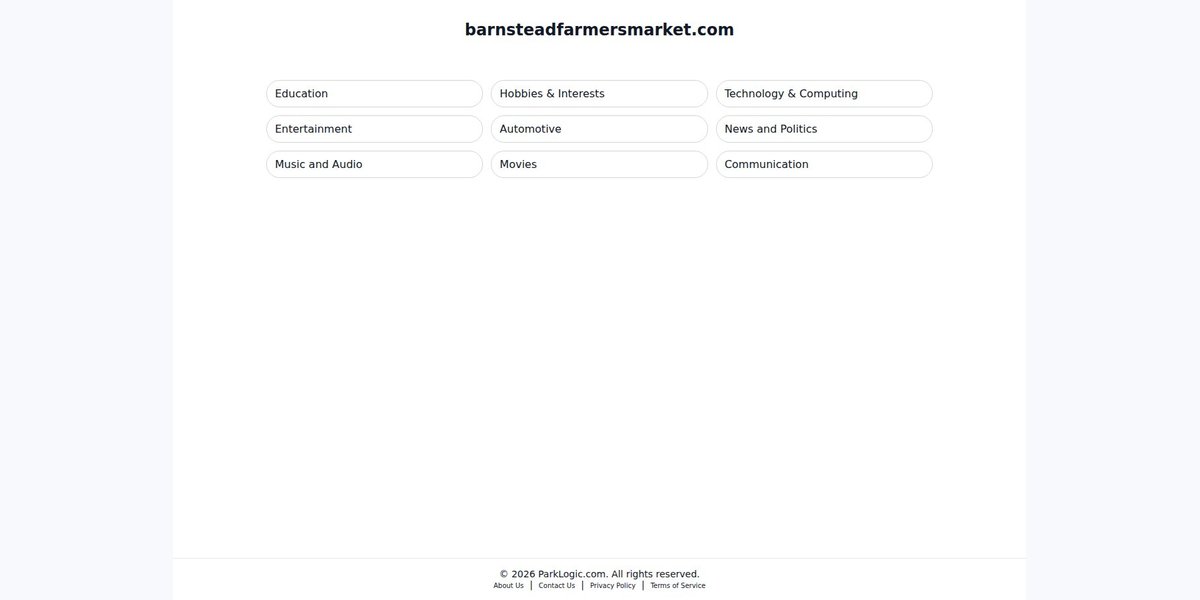 Barnstead Farmer's Market