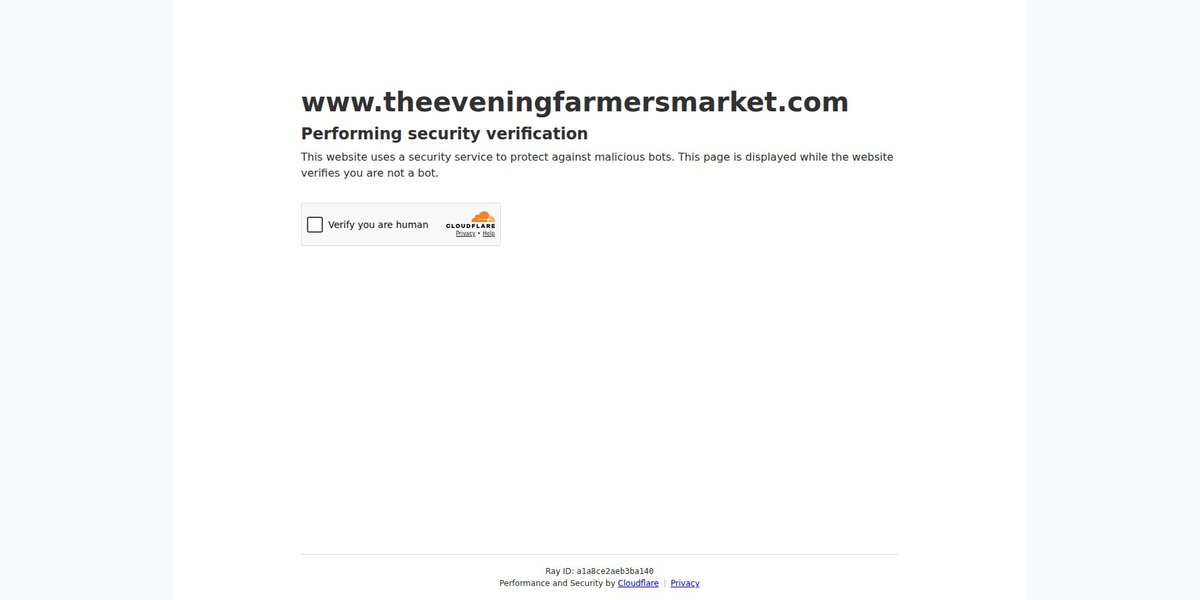 The Evening Farmers' Market