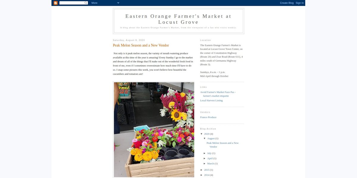 Eastern Orange Farmers Market