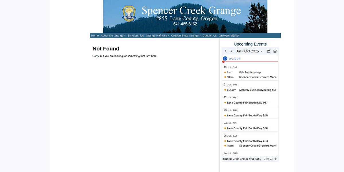 Spencer Creek Growers Market