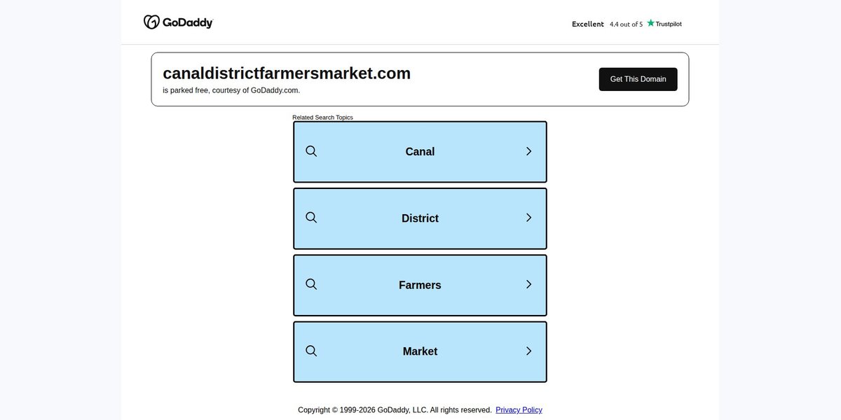 Canal District Farmers Market