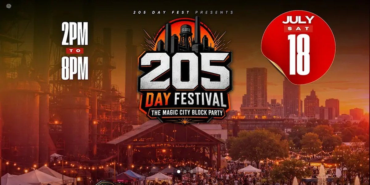 Alabama’s First 205 Day Festival: THE MAGIC CITY BLOCK PARTY