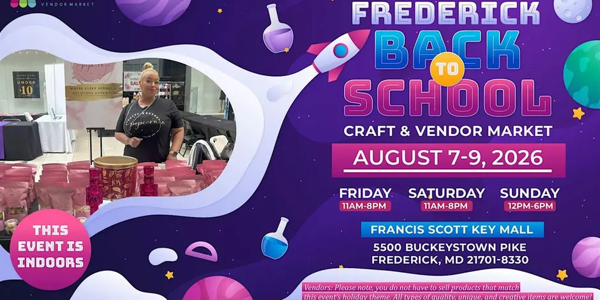Frederick Back To School Craft & Vendor Market