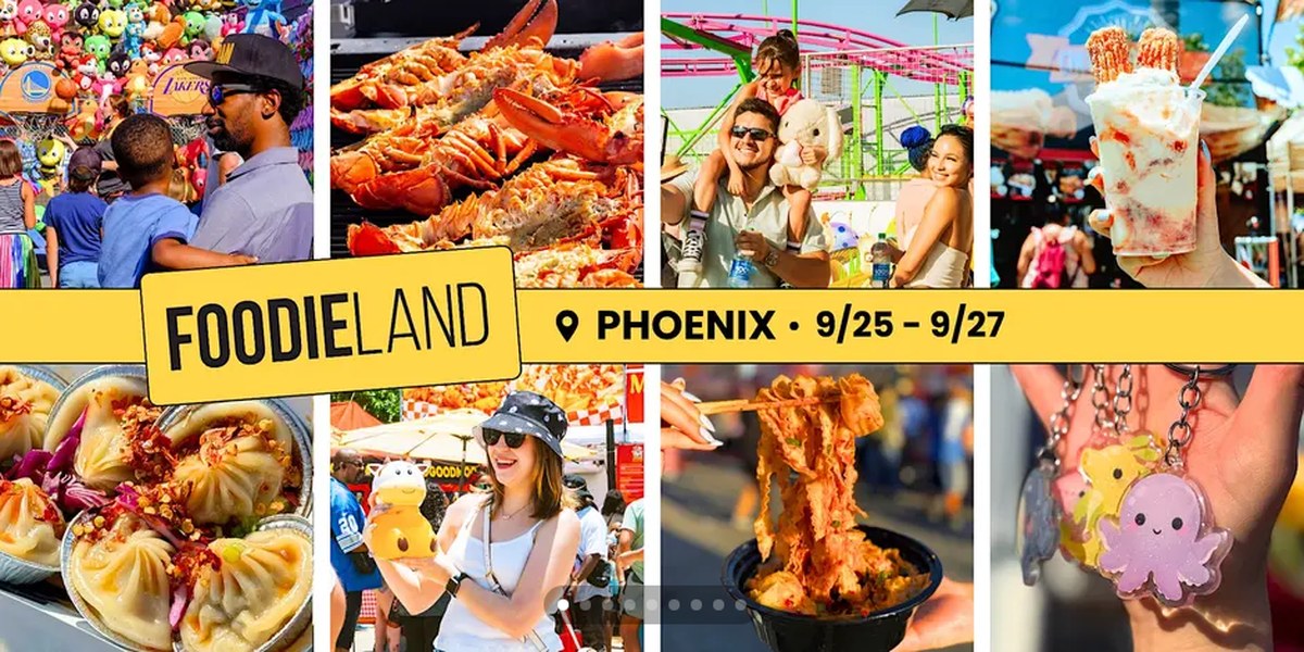 FoodieLand Food Festival - Phoenix | September 25-27, 2026