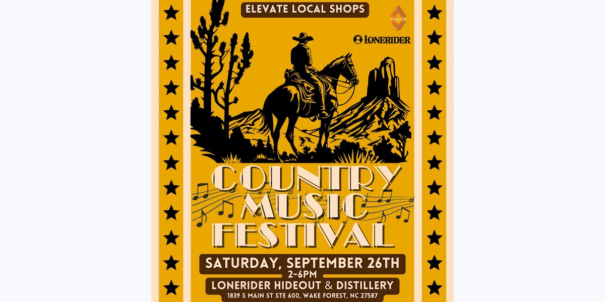 Elevate Local Shops- Country Music Festival photo in Wake Forest, NC, NC